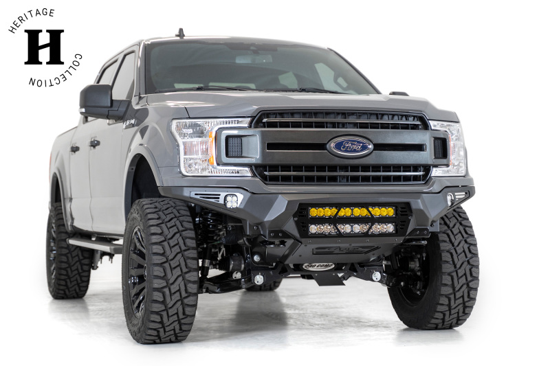 Ford F-150 Bumper - Front - Addictive Desert Designs - Bomber - Hammer Black - `18-`27